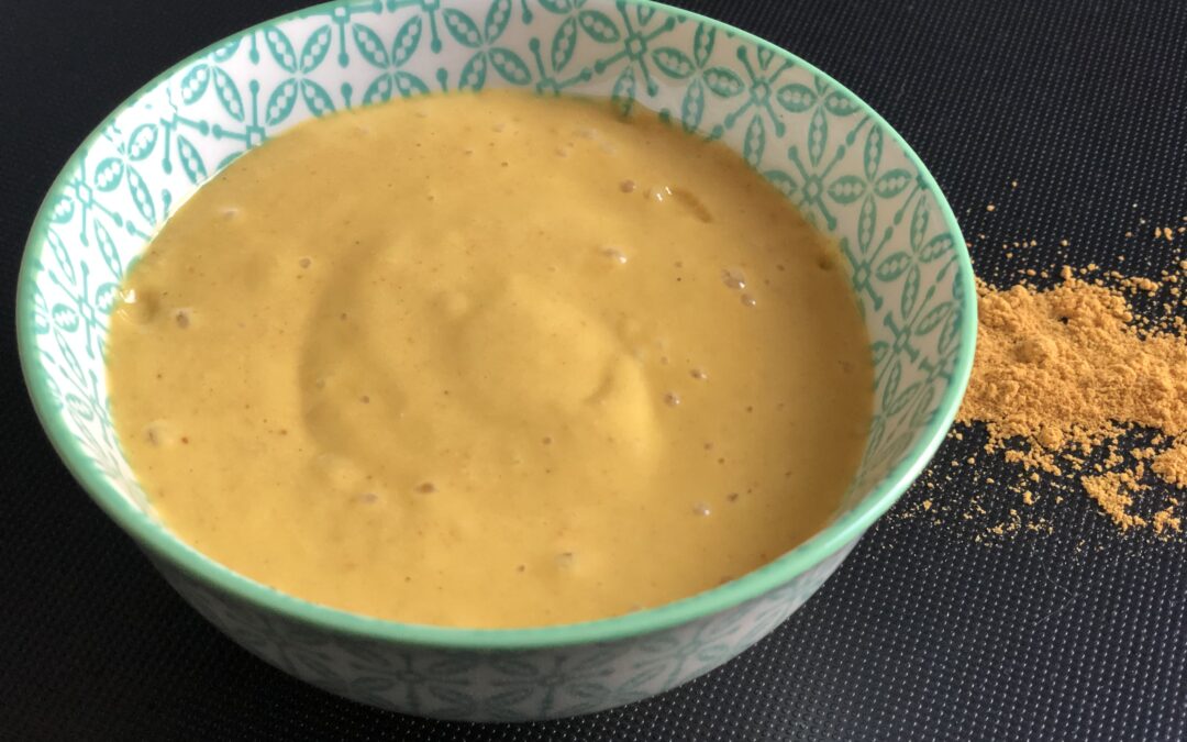 Salsa cremosa de curry y mango