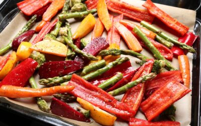 Guarnición saludable: verduras horneadas
